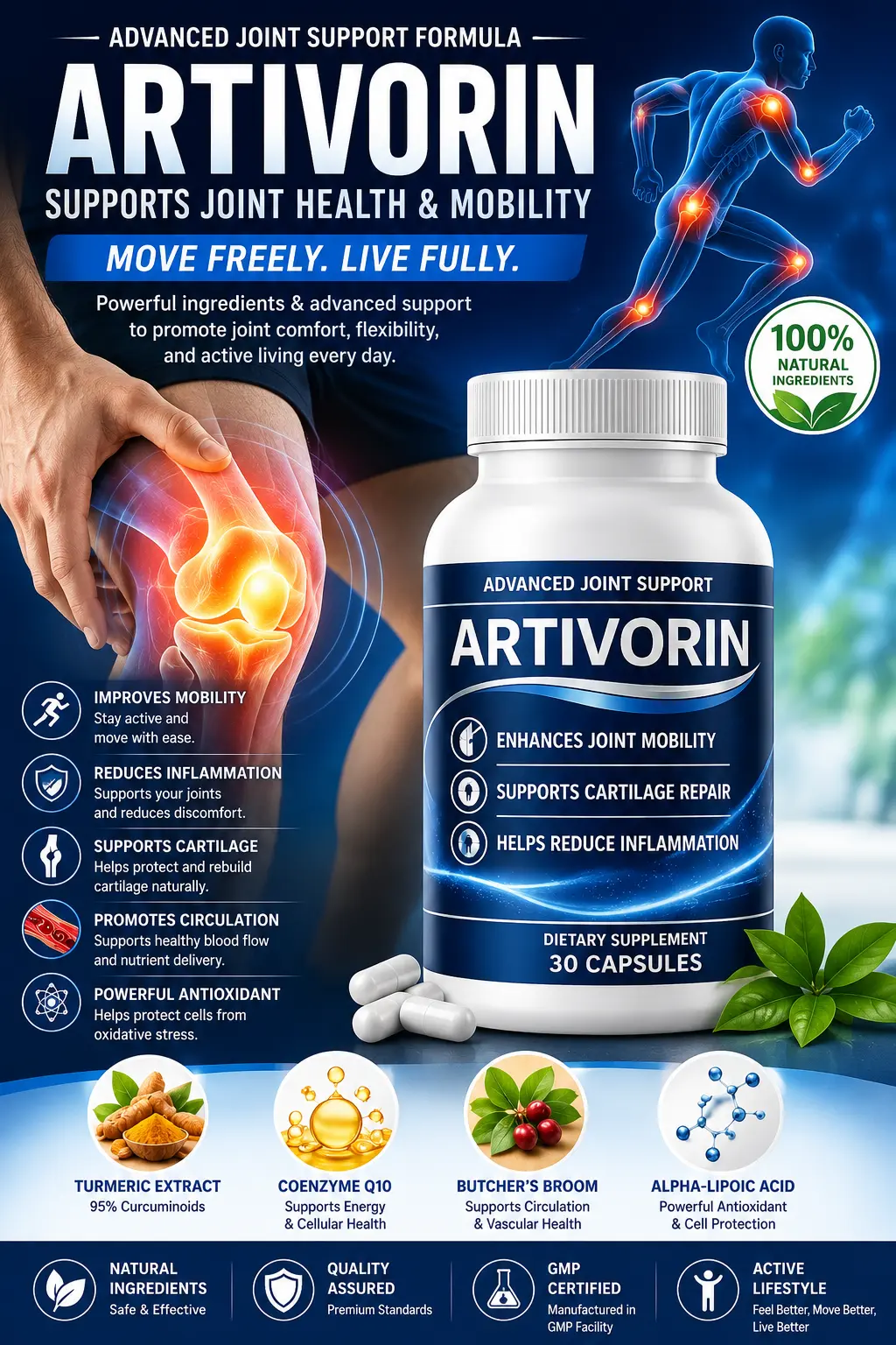 Artivorin Natural Joint Health Support